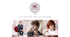 Desktop Screenshot of mc-coiffure.com
